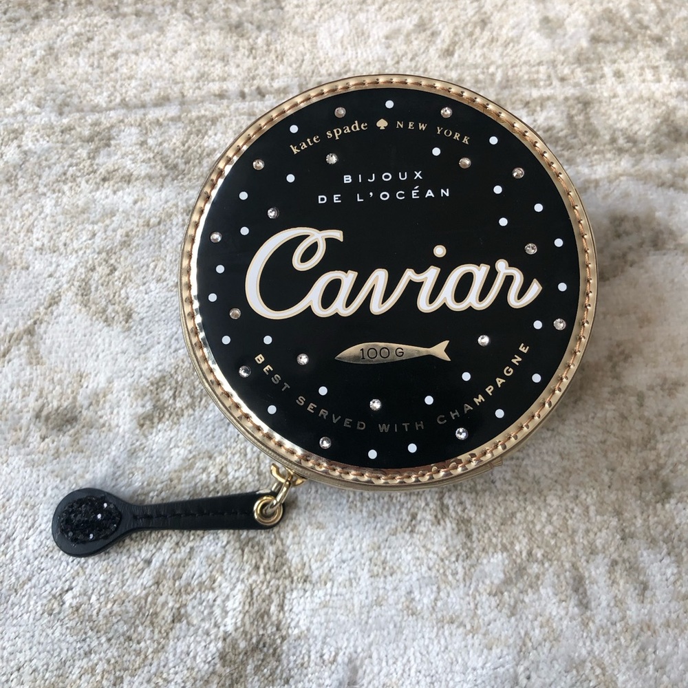 Kate Spade Finer Things Caviar Coin Purse in Multi-Color